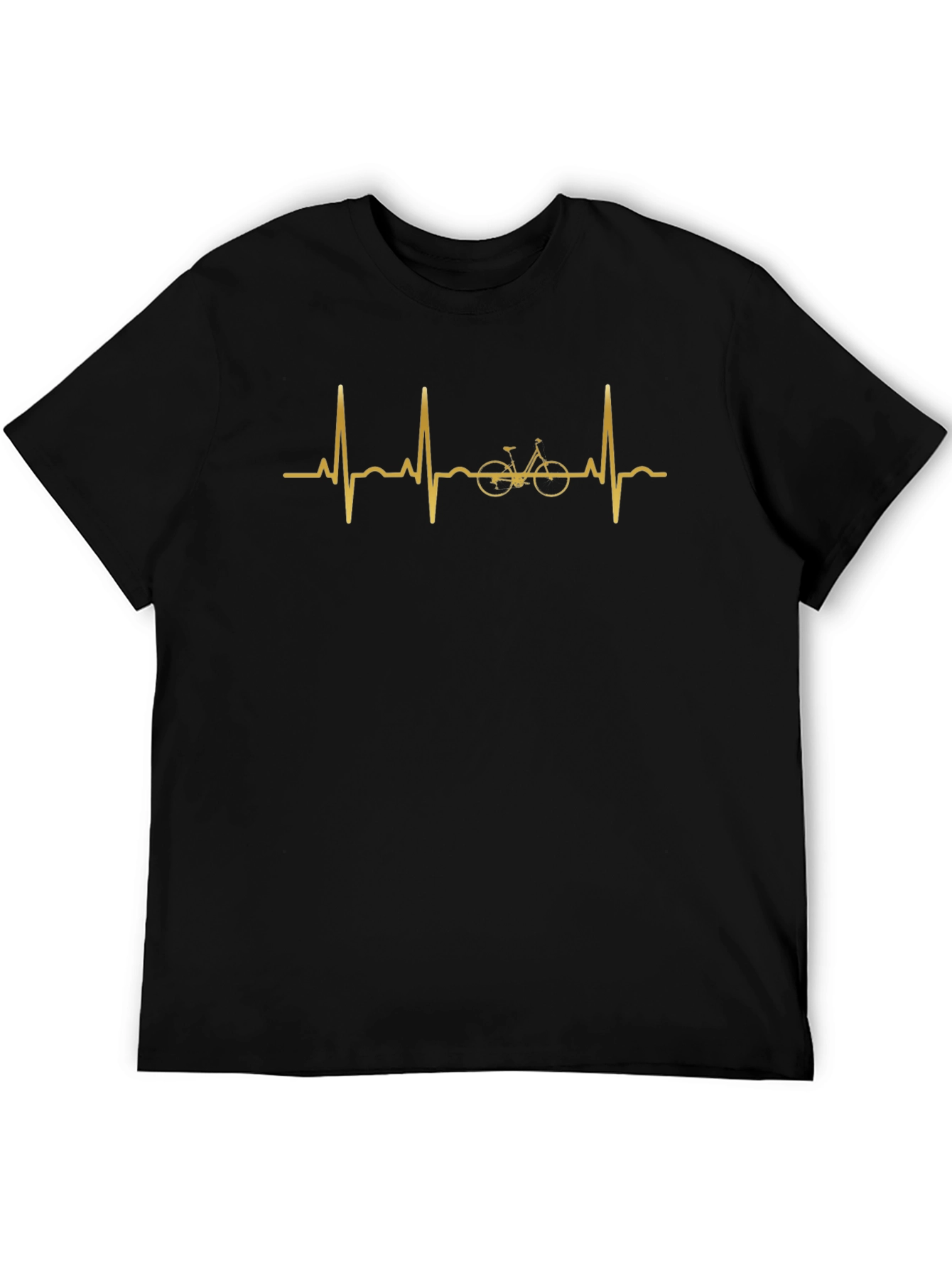 Cycling Heartbeat T-Shirt: Ride Your Passion!