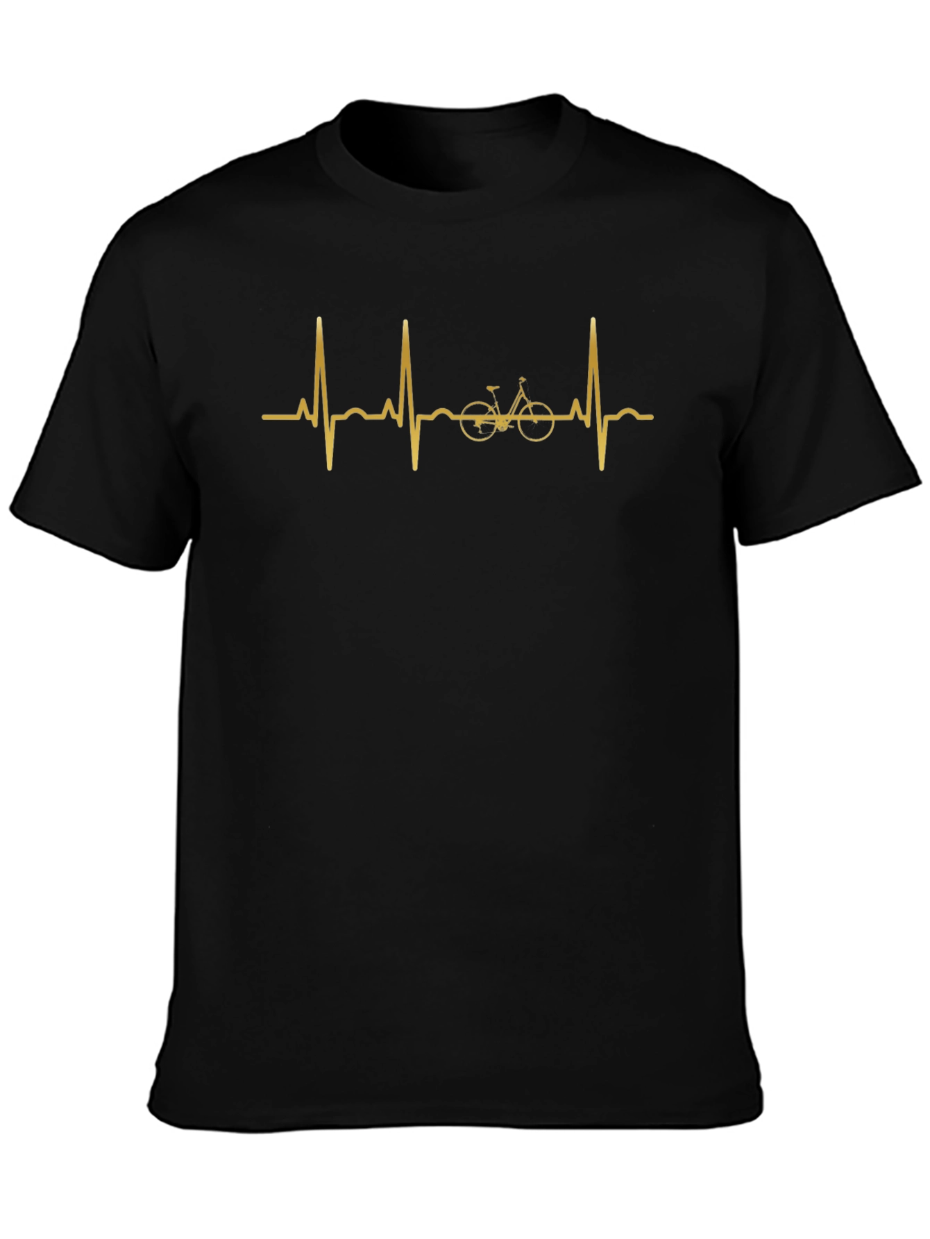 Cycling Heartbeat T-Shirt: Ride Your Passion!