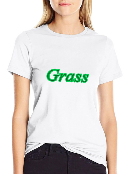 Grass Graphic Black T-Shirt