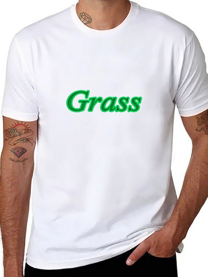 Grass Graphic Black T-Shirt