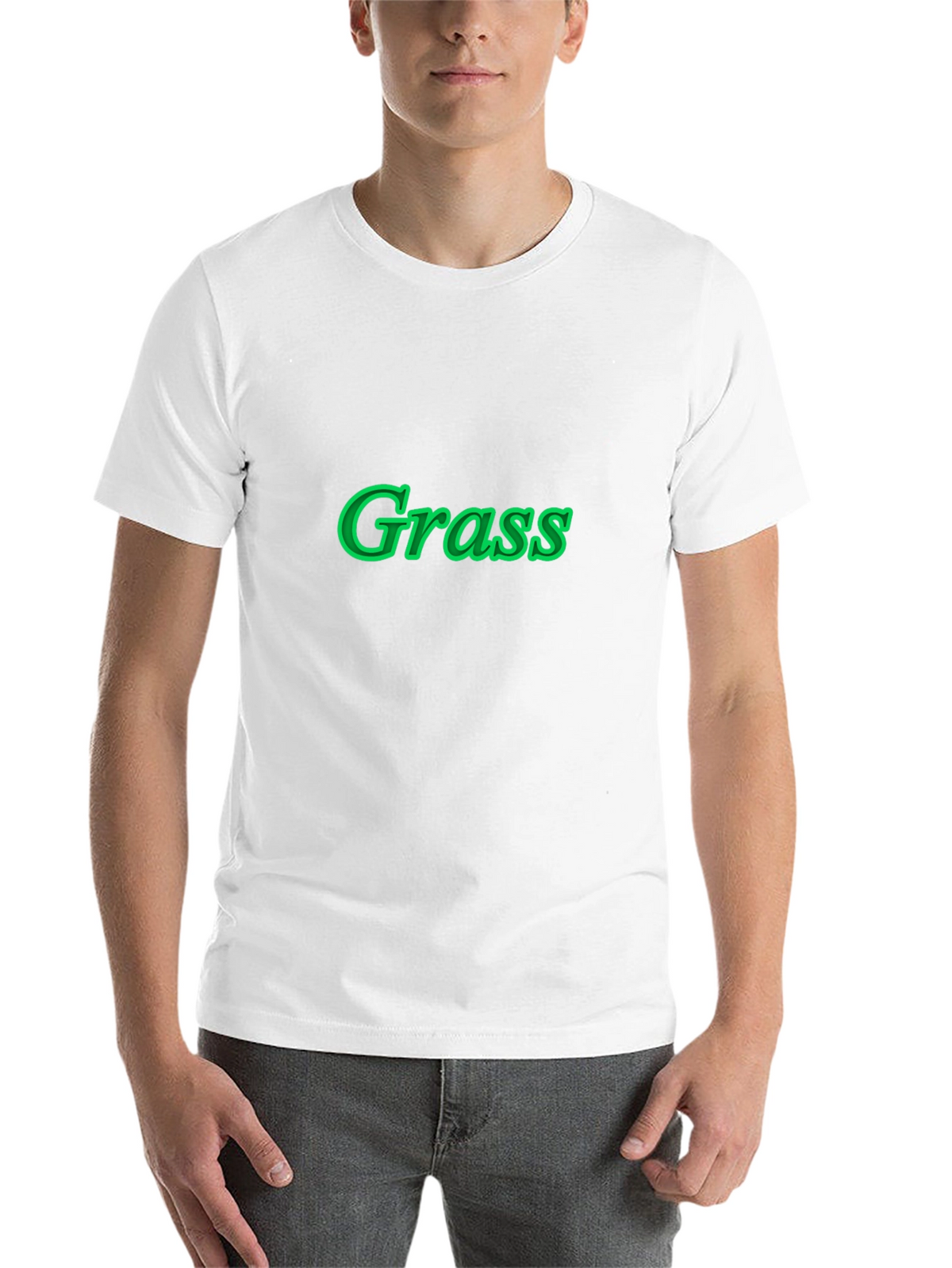 Grass Graphic Black T-Shirt