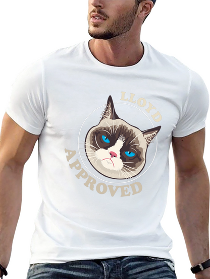 Grumpy Cat Lloyd Approved Black T-Shirt