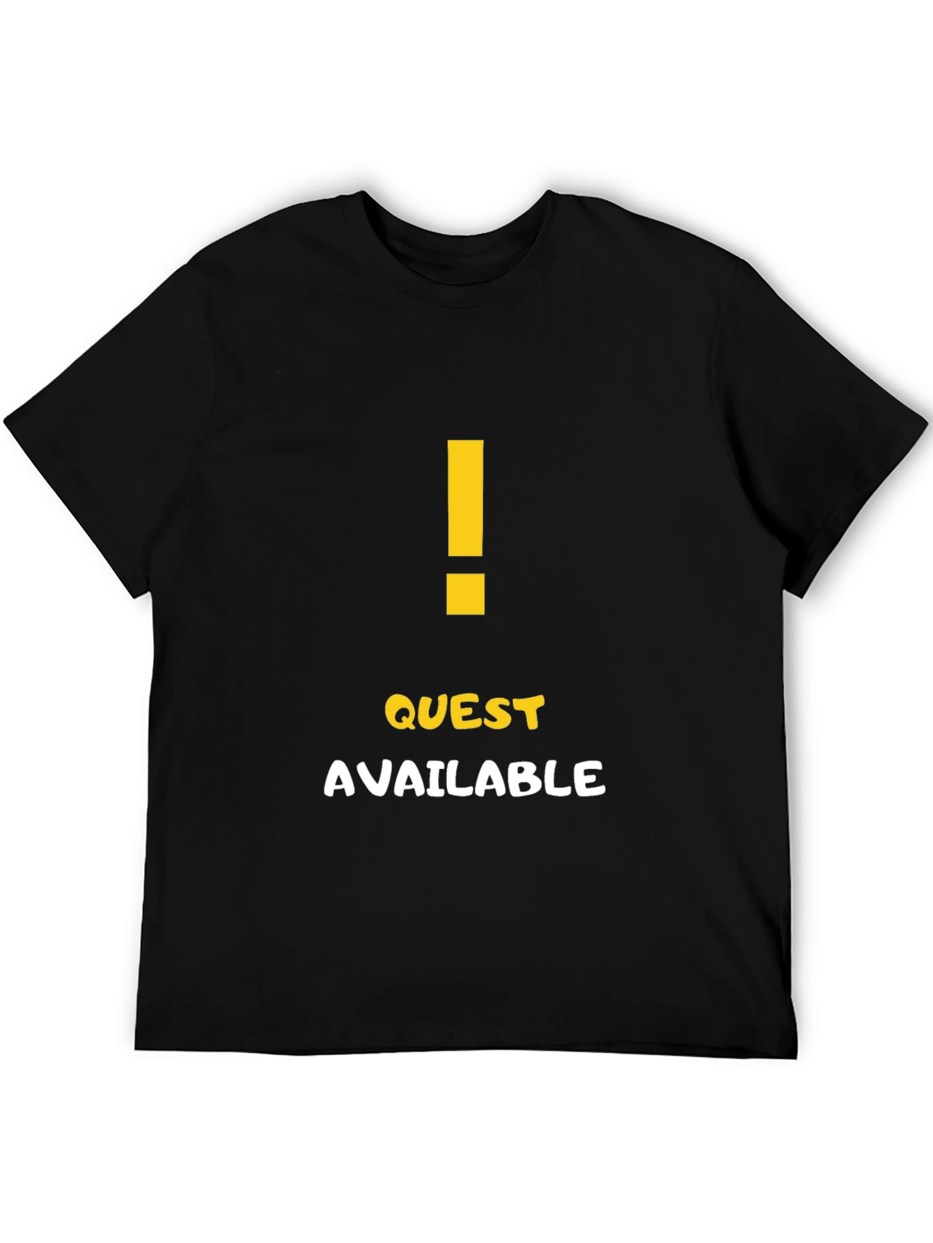 Quest Available Graphic T-Shirt - Gamer Style Tee