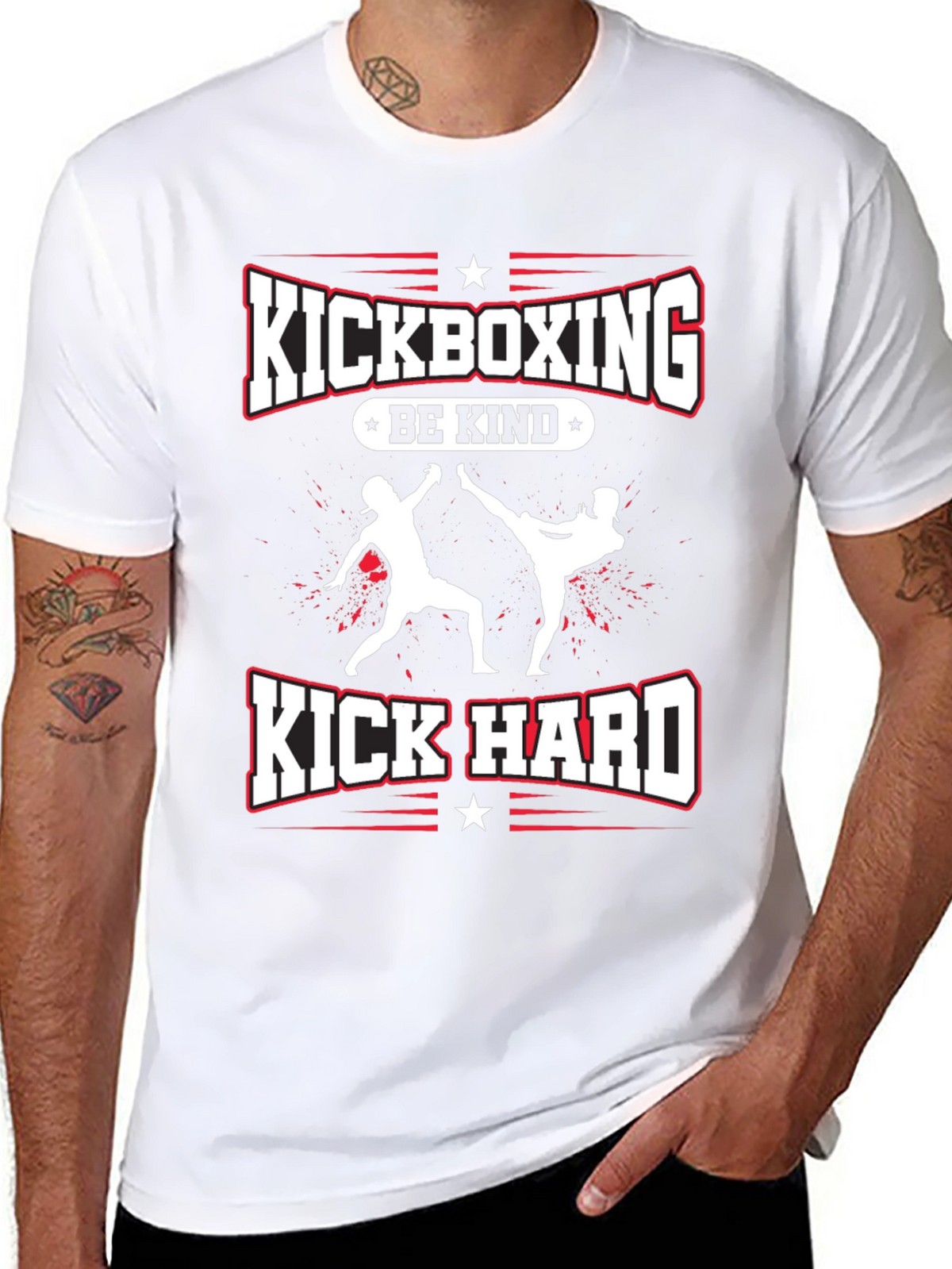 Kickboxing Be Kind Kick Hard T-Shirt