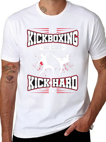 Kickboxing Be Kind Kick Hard T-Shirt