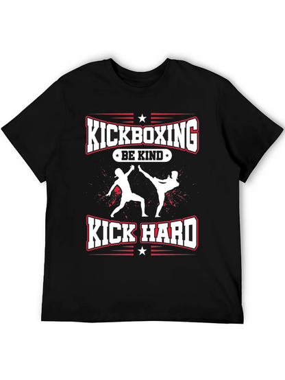 Kickboxing Be Kind Kick Hard T-Shirt