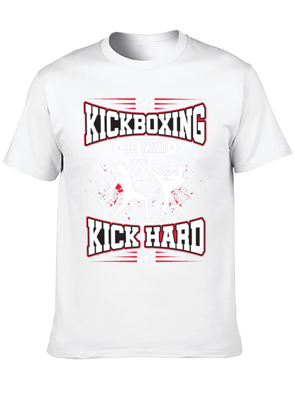 Kickboxing Be Kind Kick Hard T-Shirt
