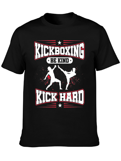 Kickboxing Be Kind Kick Hard T-Shirt