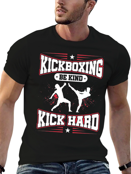Kickboxing Be Kind Kick Hard T-Shirt