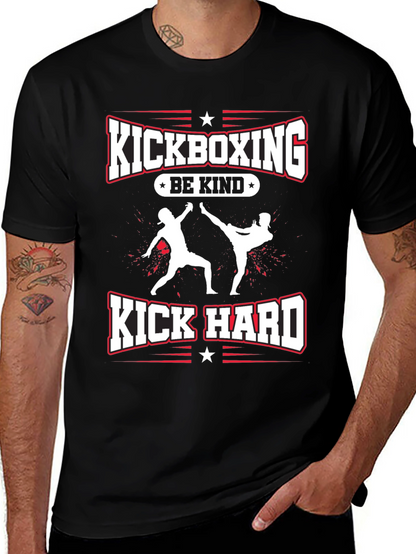 Kickboxing Be Kind Kick Hard T-Shirt