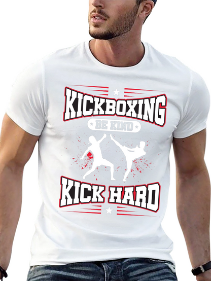 Kickboxing Be Kind Kick Hard T-Shirt