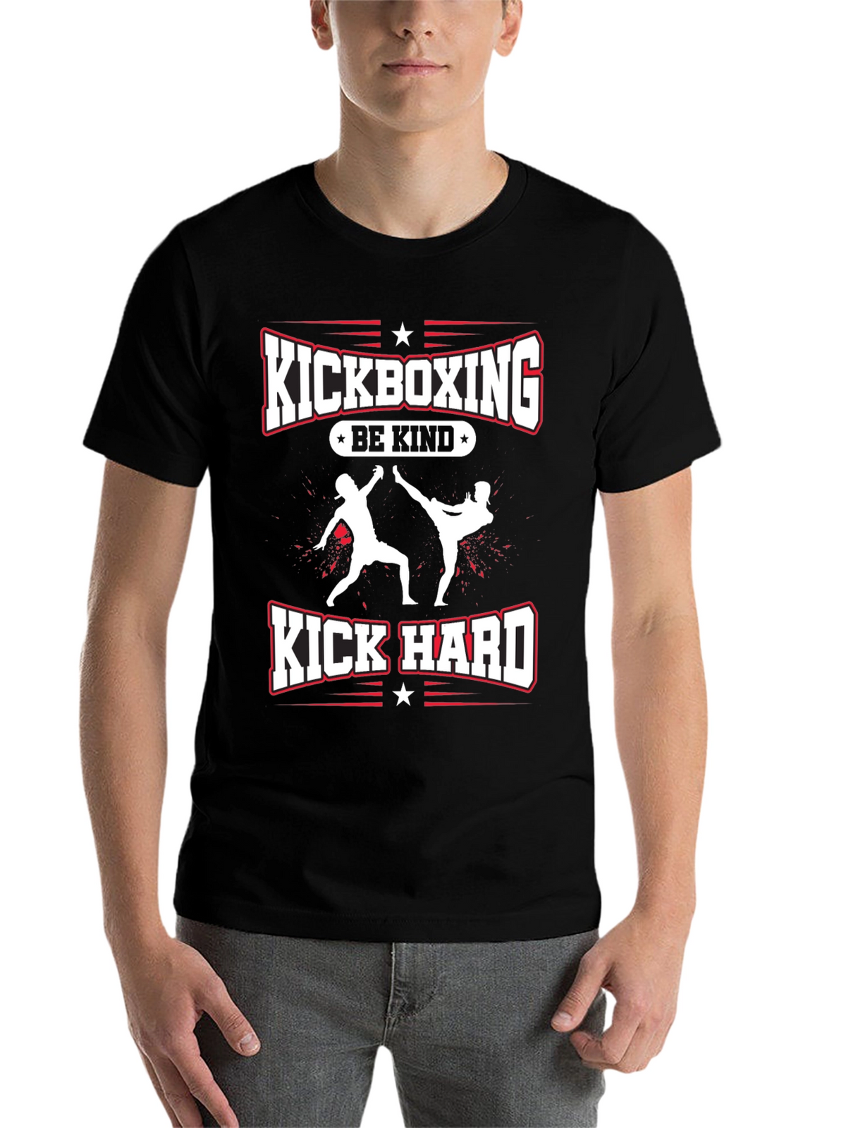 Kickboxing Be Kind Kick Hard T-Shirt