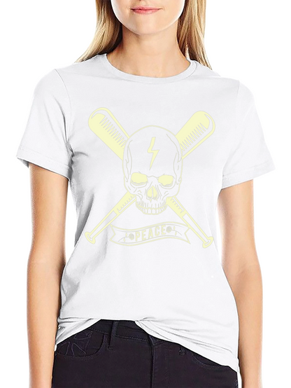 Skull & Bats Peace Graphic T-Shirt