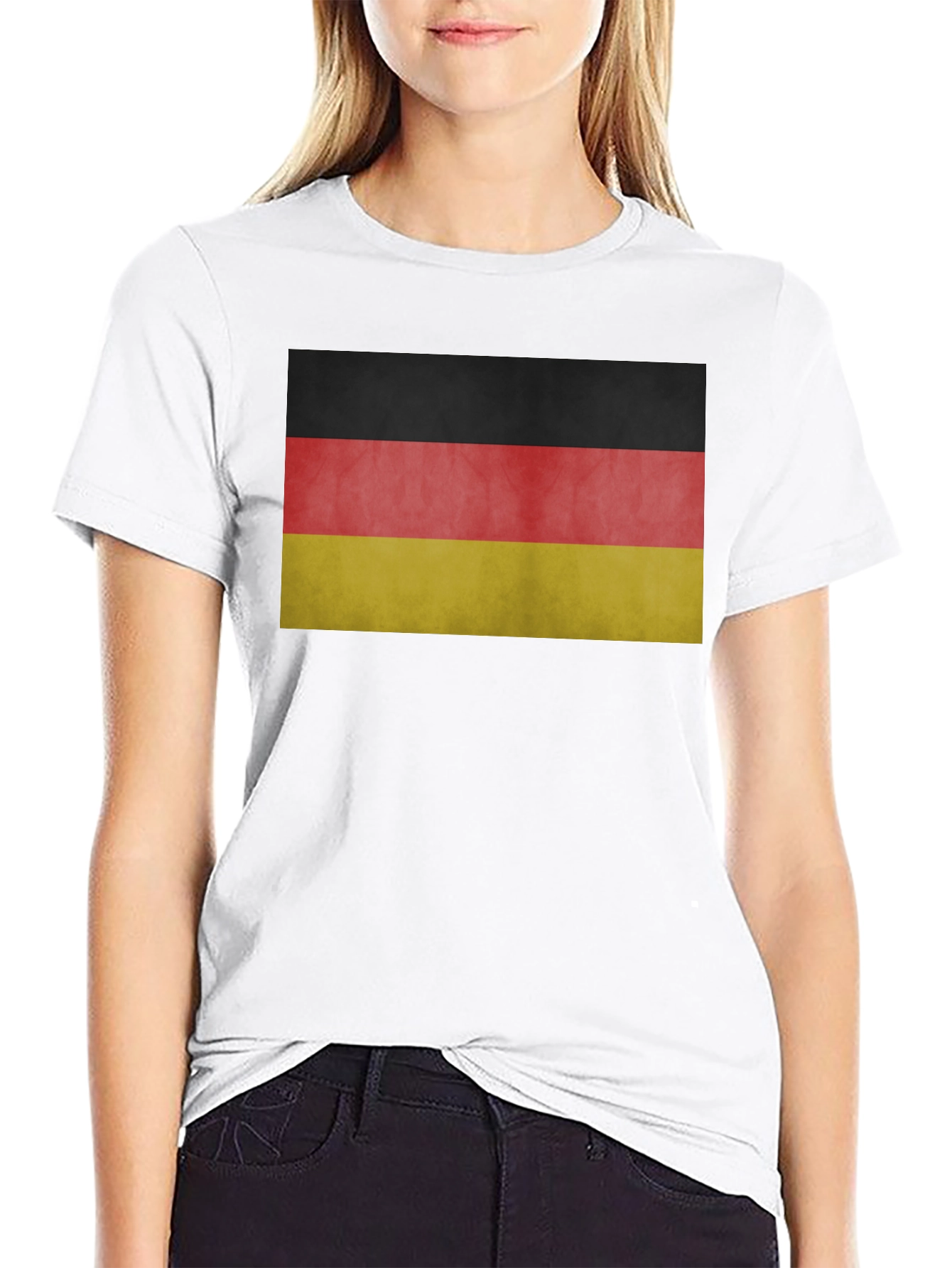 Germany Flag T-Shirt - Black Cotton Tee
