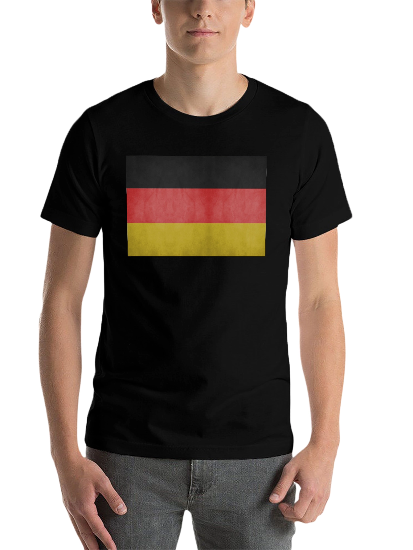 Germany Flag T-Shirt - Black Cotton Tee