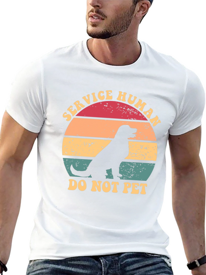 Service Human Dog T-Shirt - Do Not Pet