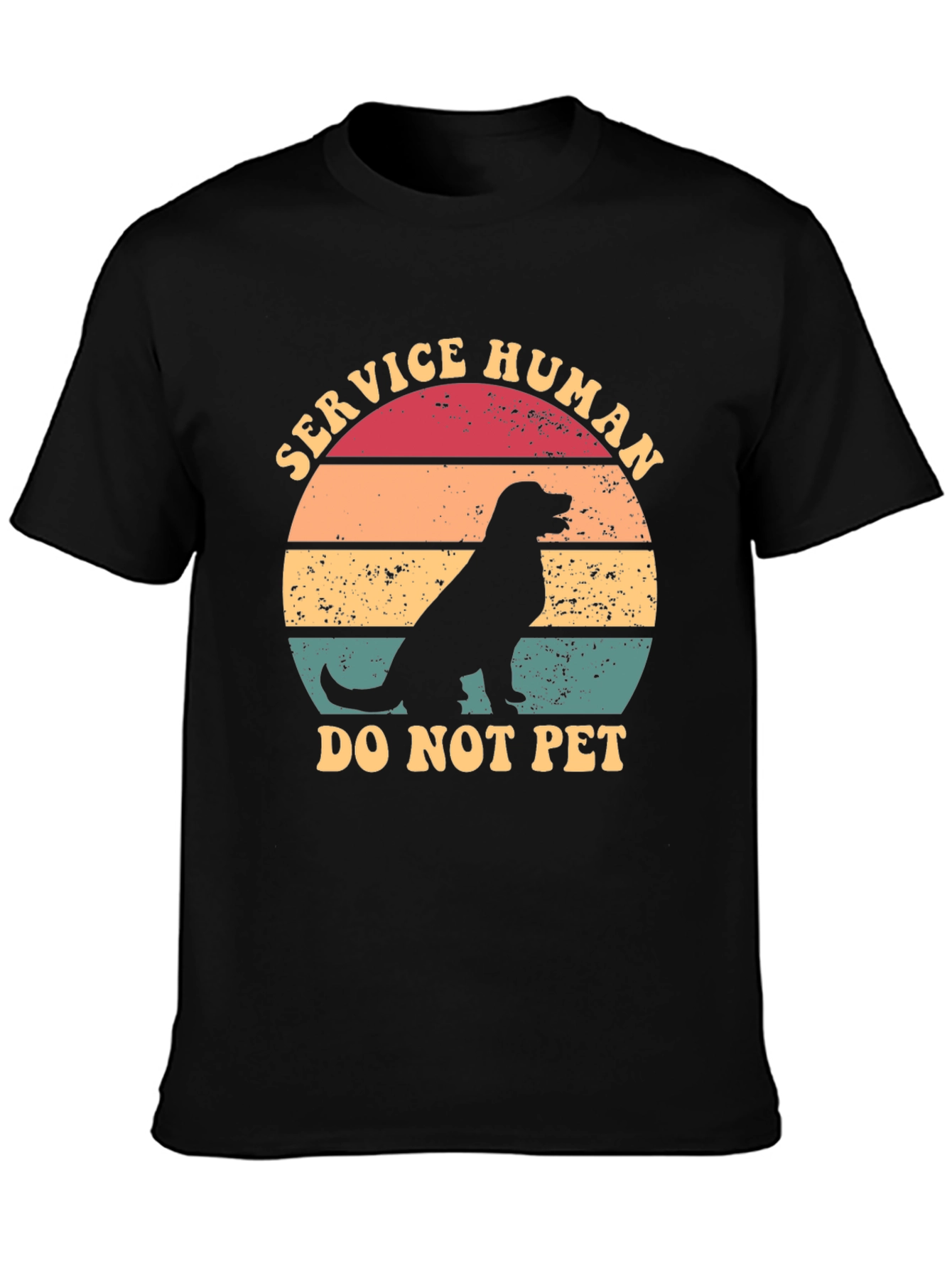 Service Human Dog T-Shirt - Do Not Pet