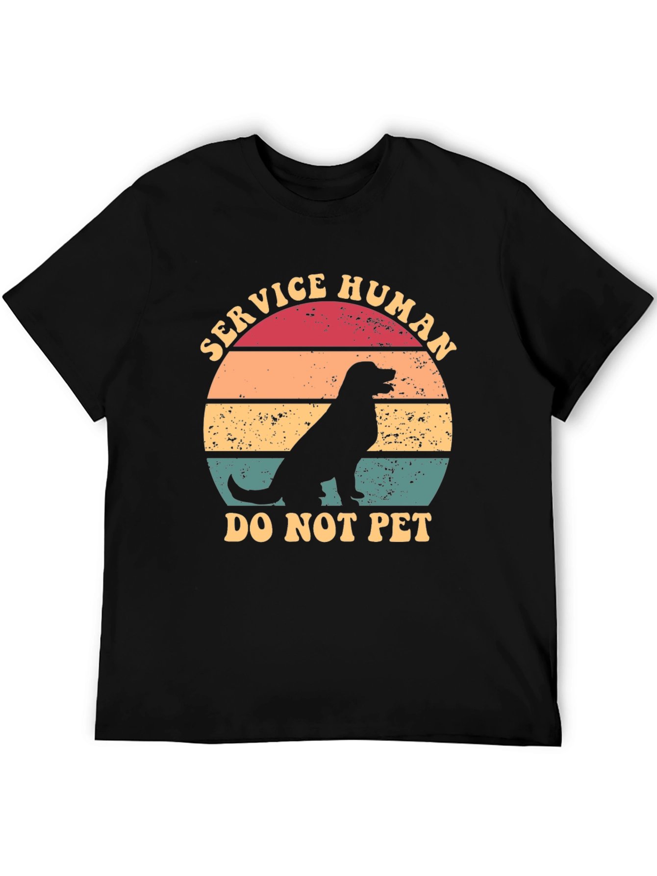 Service Human Dog T-Shirt - Do Not Pet