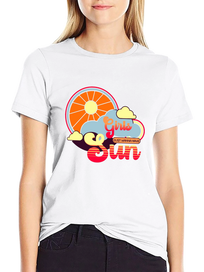 Girls Just Wanna Have Sun Graphic Tee