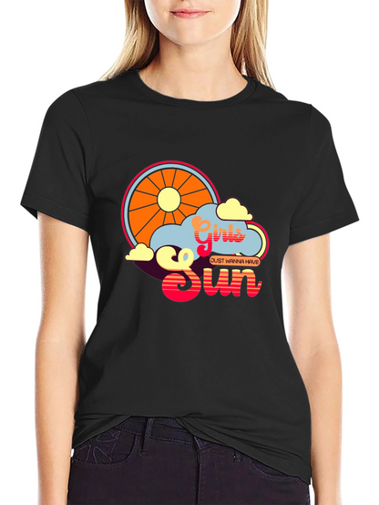 Girls Just Wanna Have Sun Graphic Tee