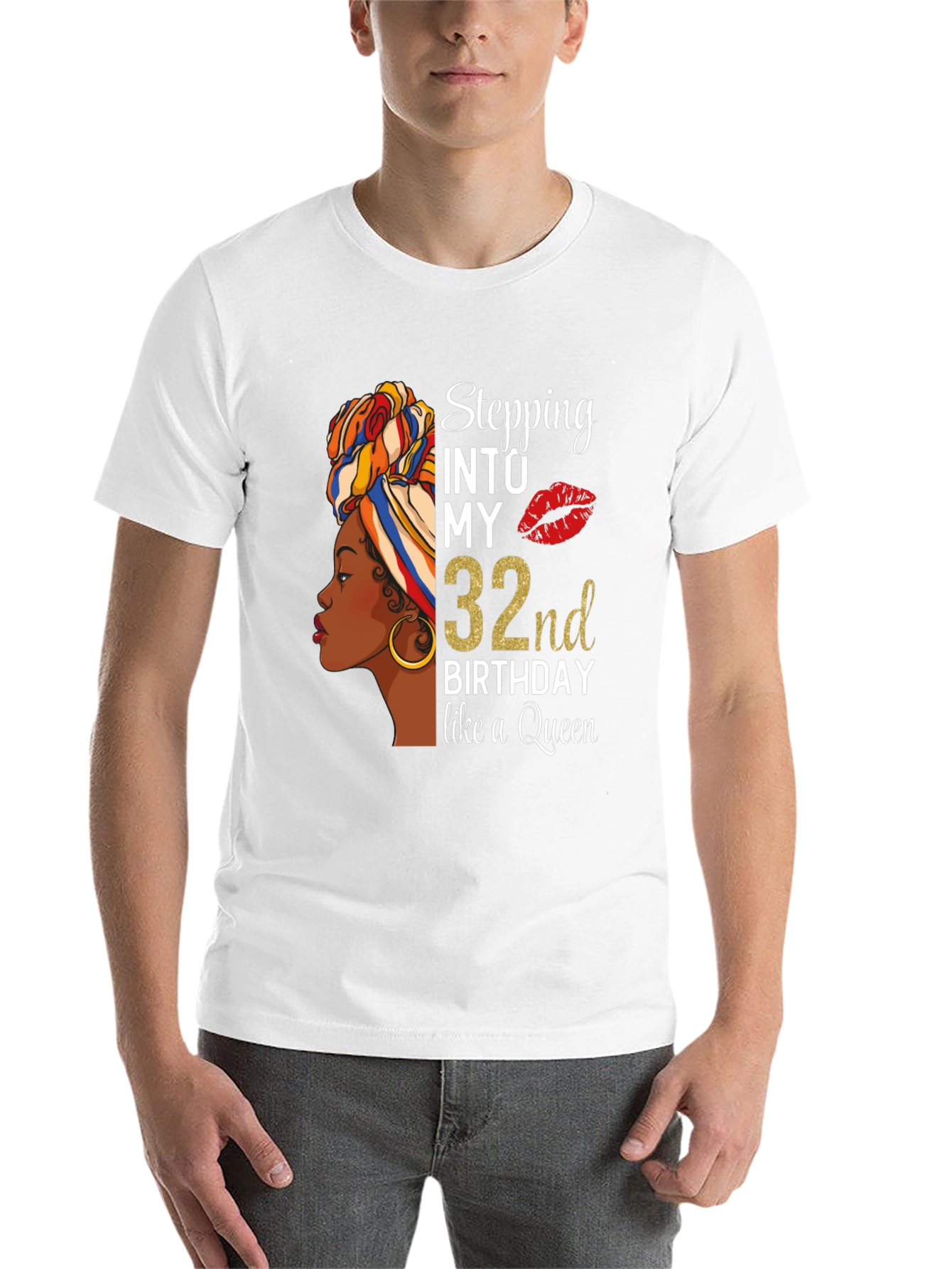 Stepping Into My 32nd Birthday T-Shirt