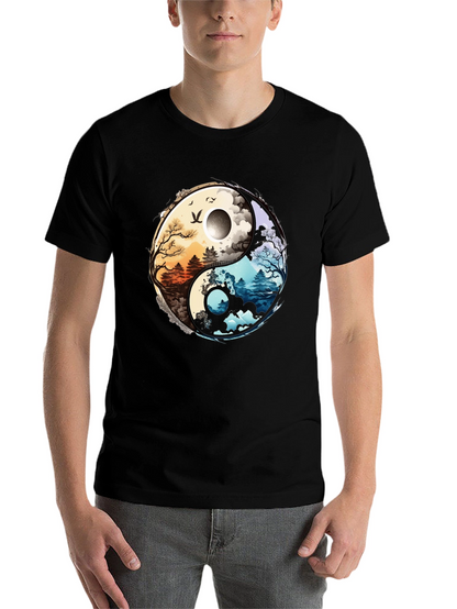 Yin Yang Nature Graphic Tee