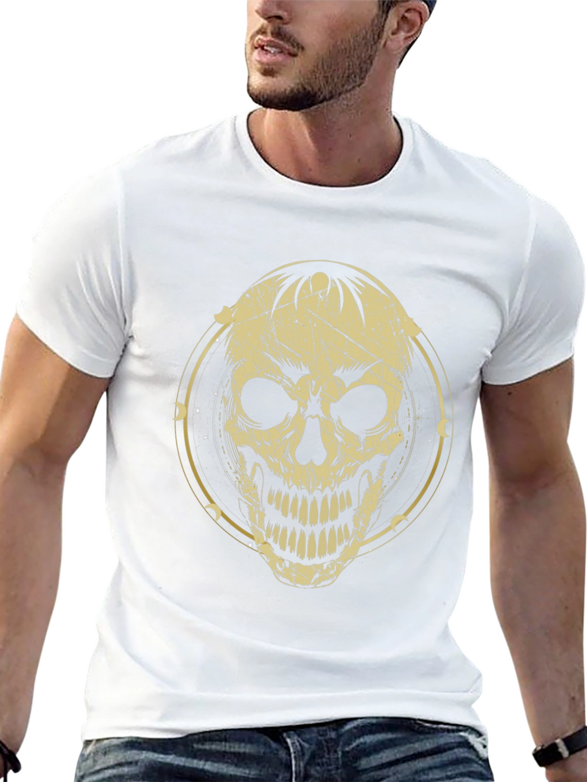 Skull Graphic Black T-Shirt
