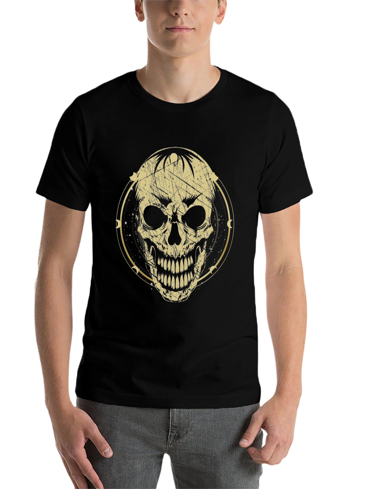 Skull Graphic Black T-Shirt