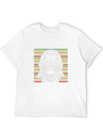 Just A Girl Who Loves Gorillas T-Shirt