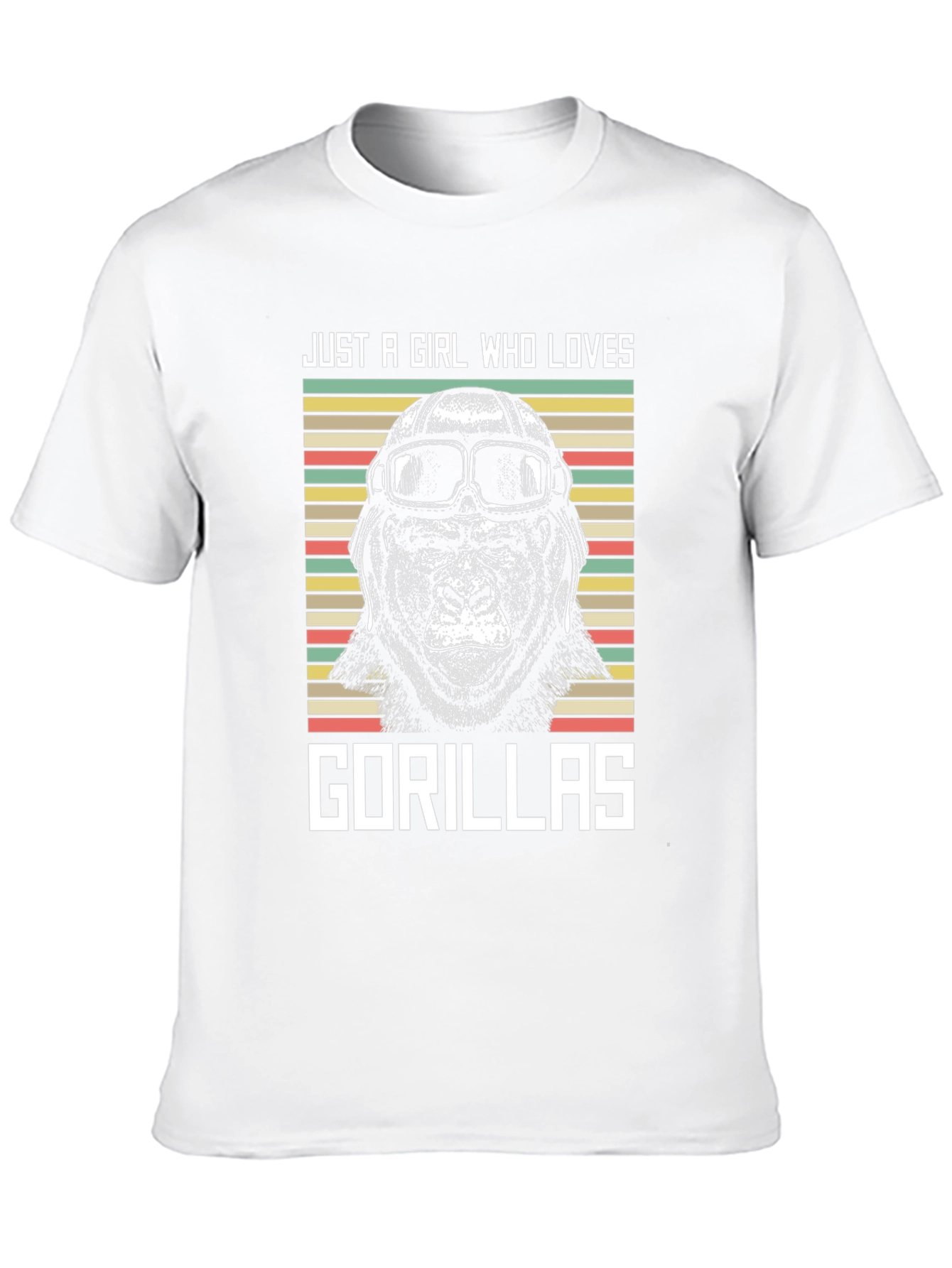 Just A Girl Who Loves Gorillas T-Shirt