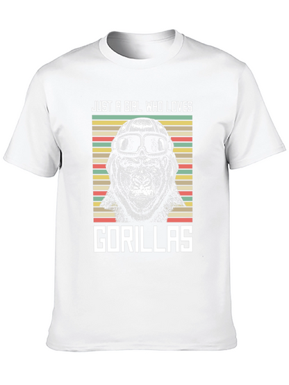 Just A Girl Who Loves Gorillas T-Shirt