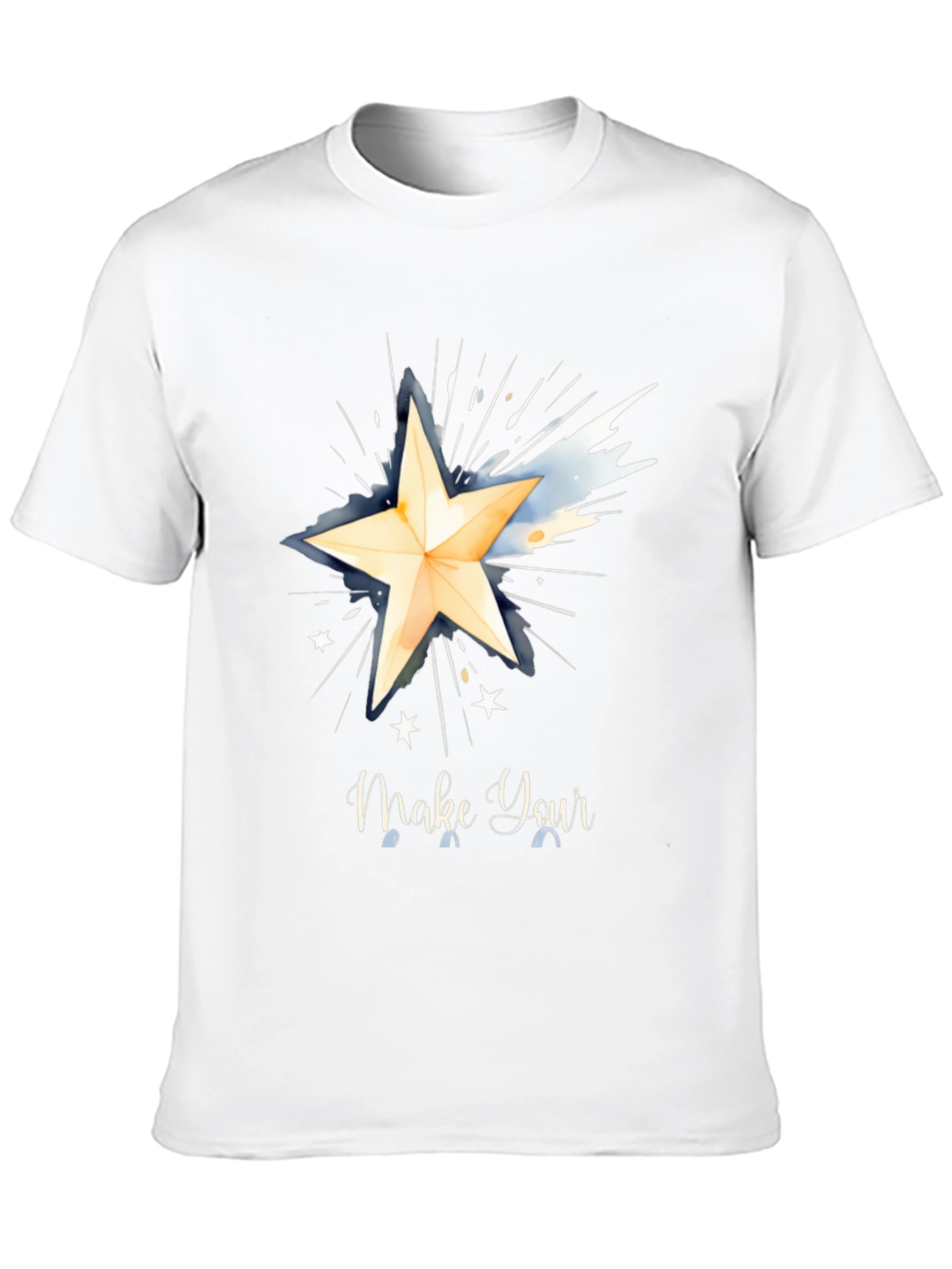 Make Your Wish Graphic Tee - Black