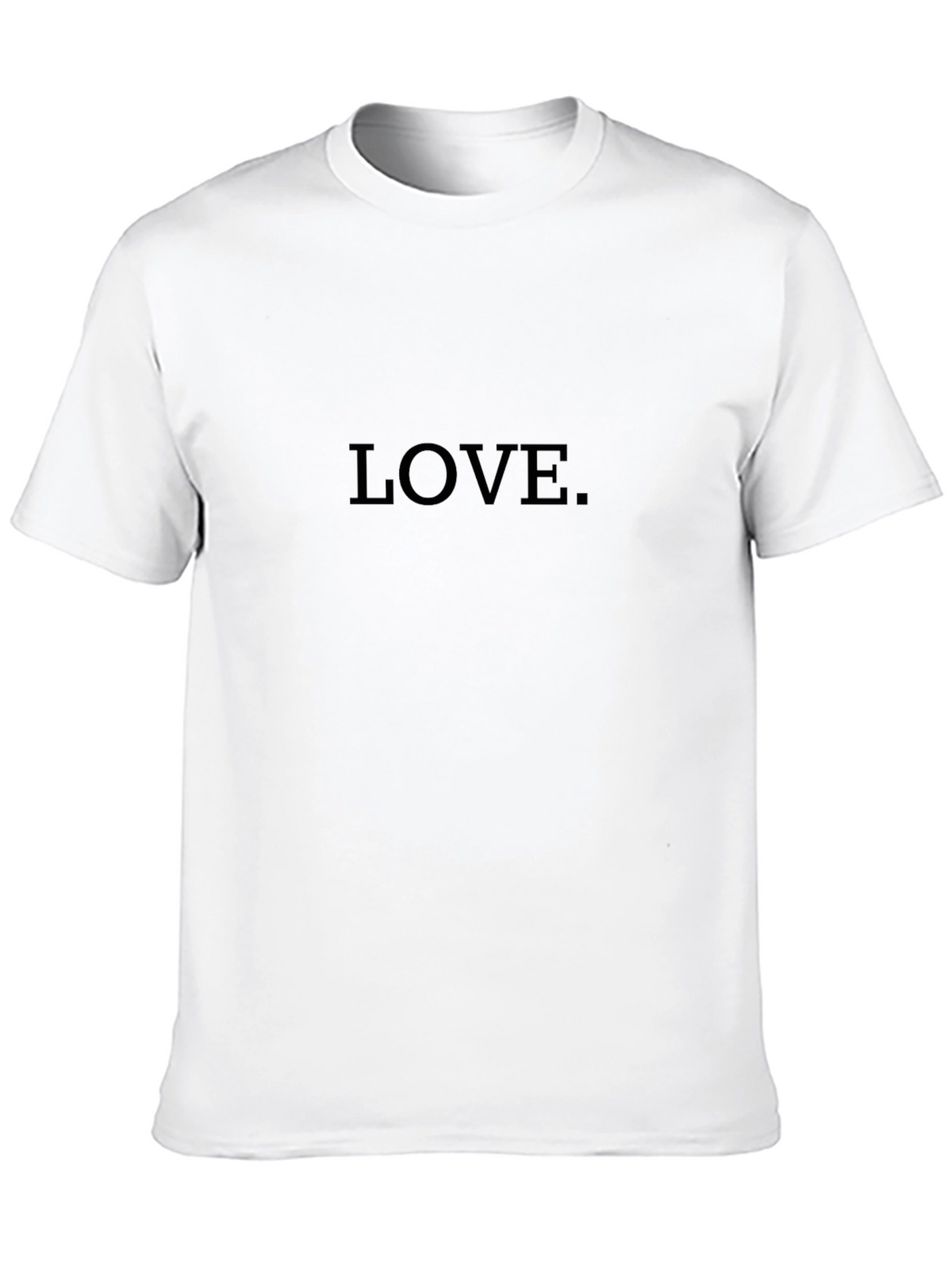 Love Graphic Tee - Stylish Black Cotton Blend T-Shirt