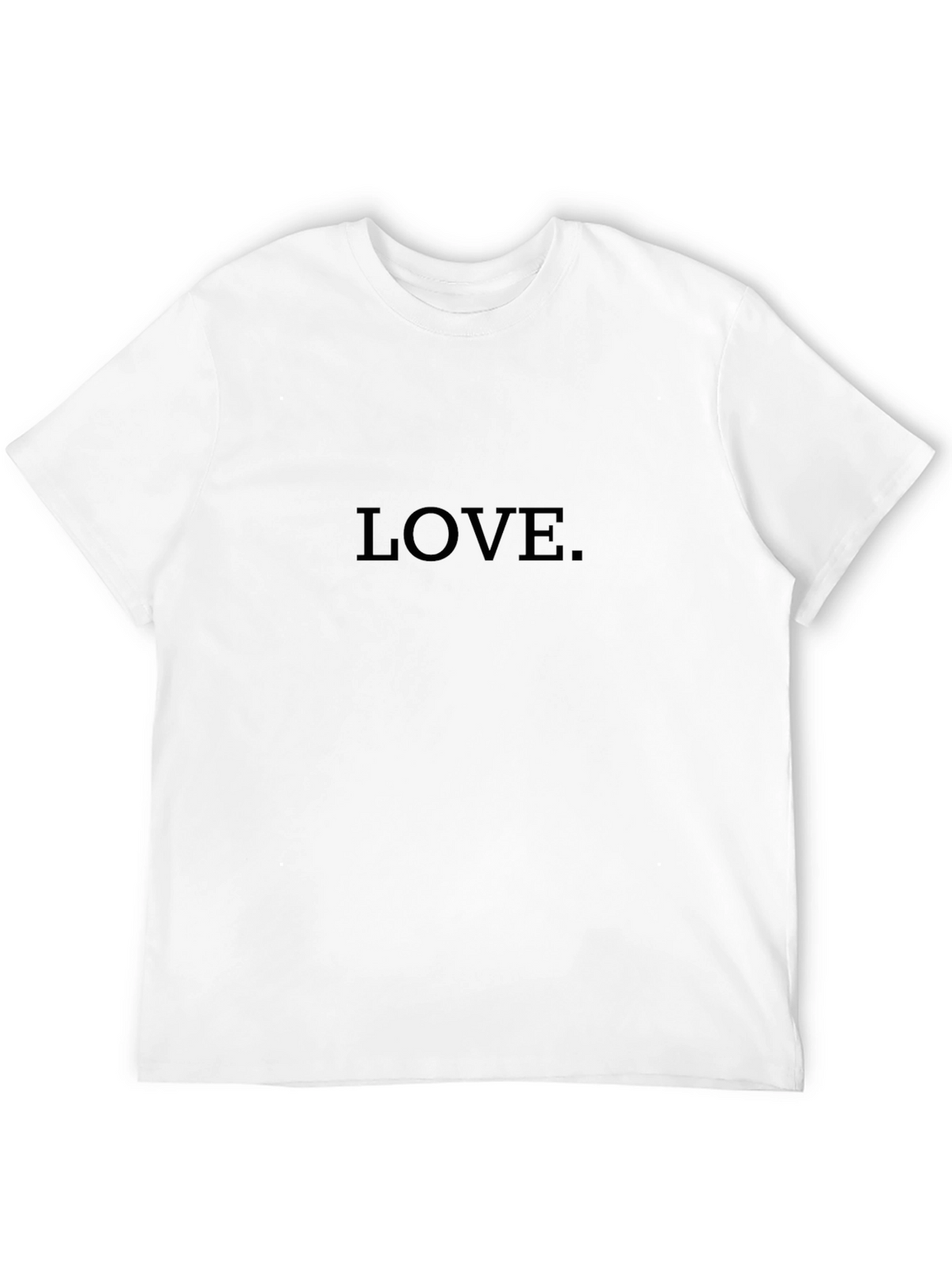 Love Graphic Tee - Stylish Black Cotton Blend T-Shirt