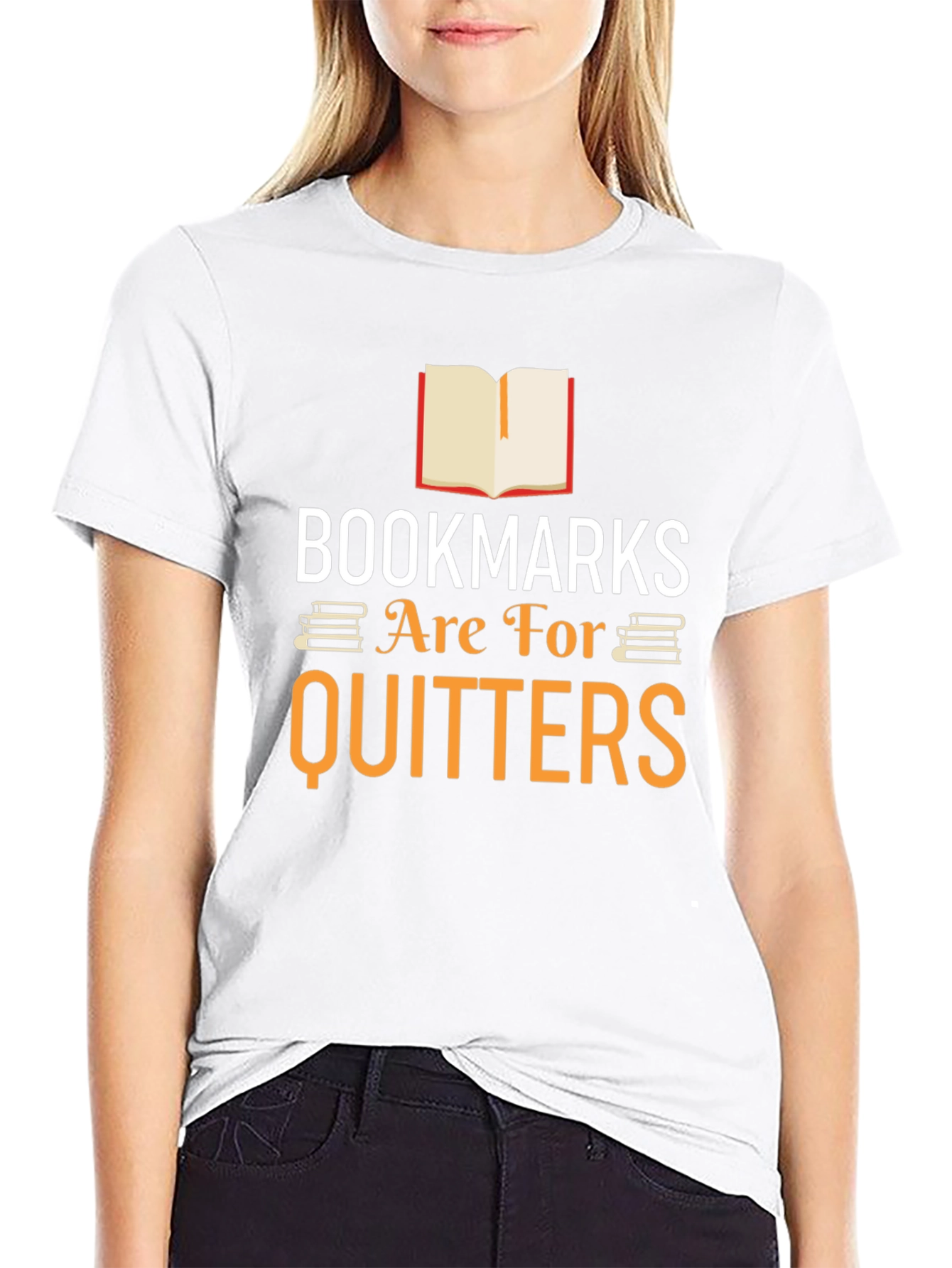 Bookmarks Are For Quitters Graphic Tee