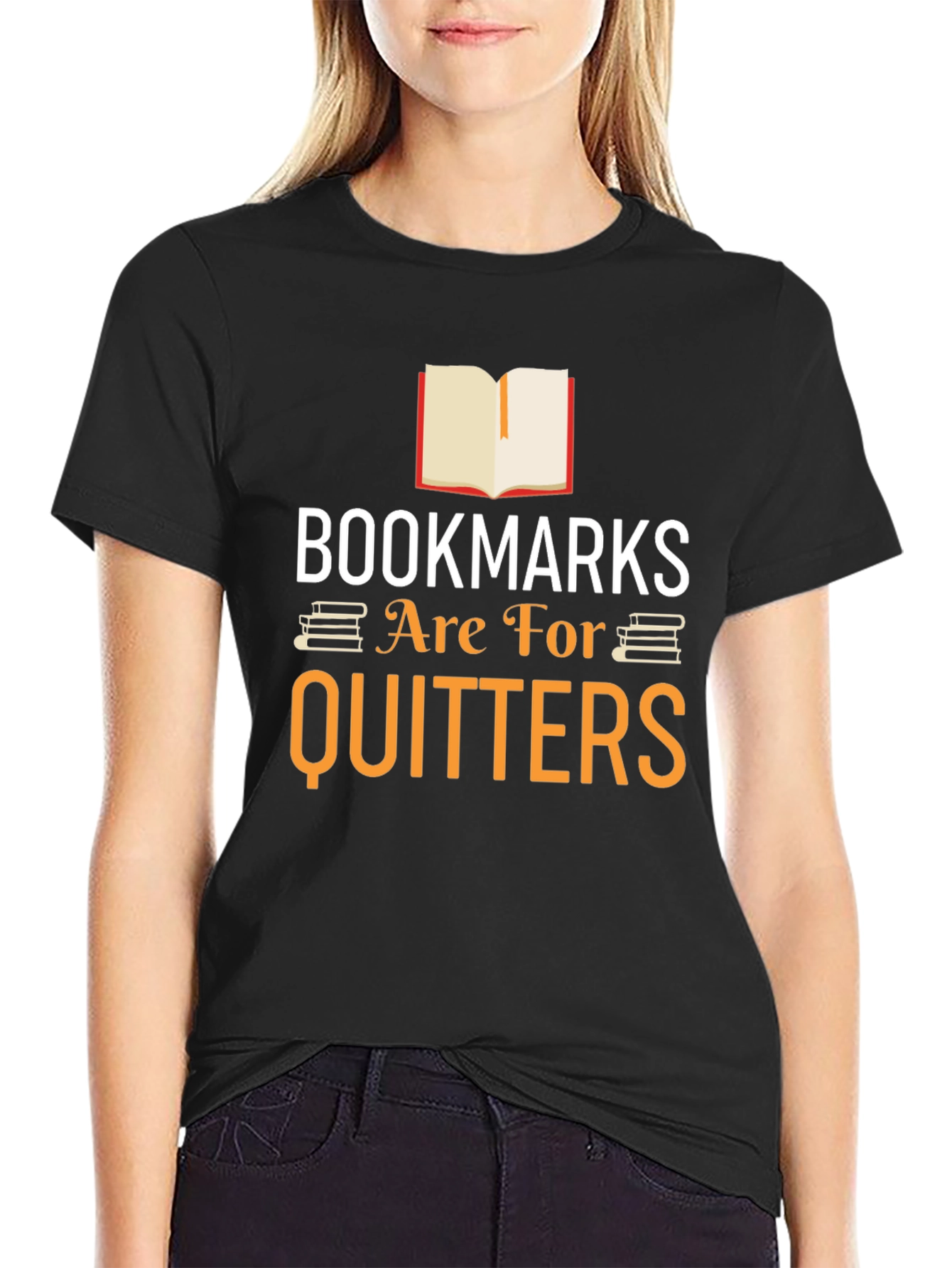 Bookmarks Are For Quitters Graphic Tee