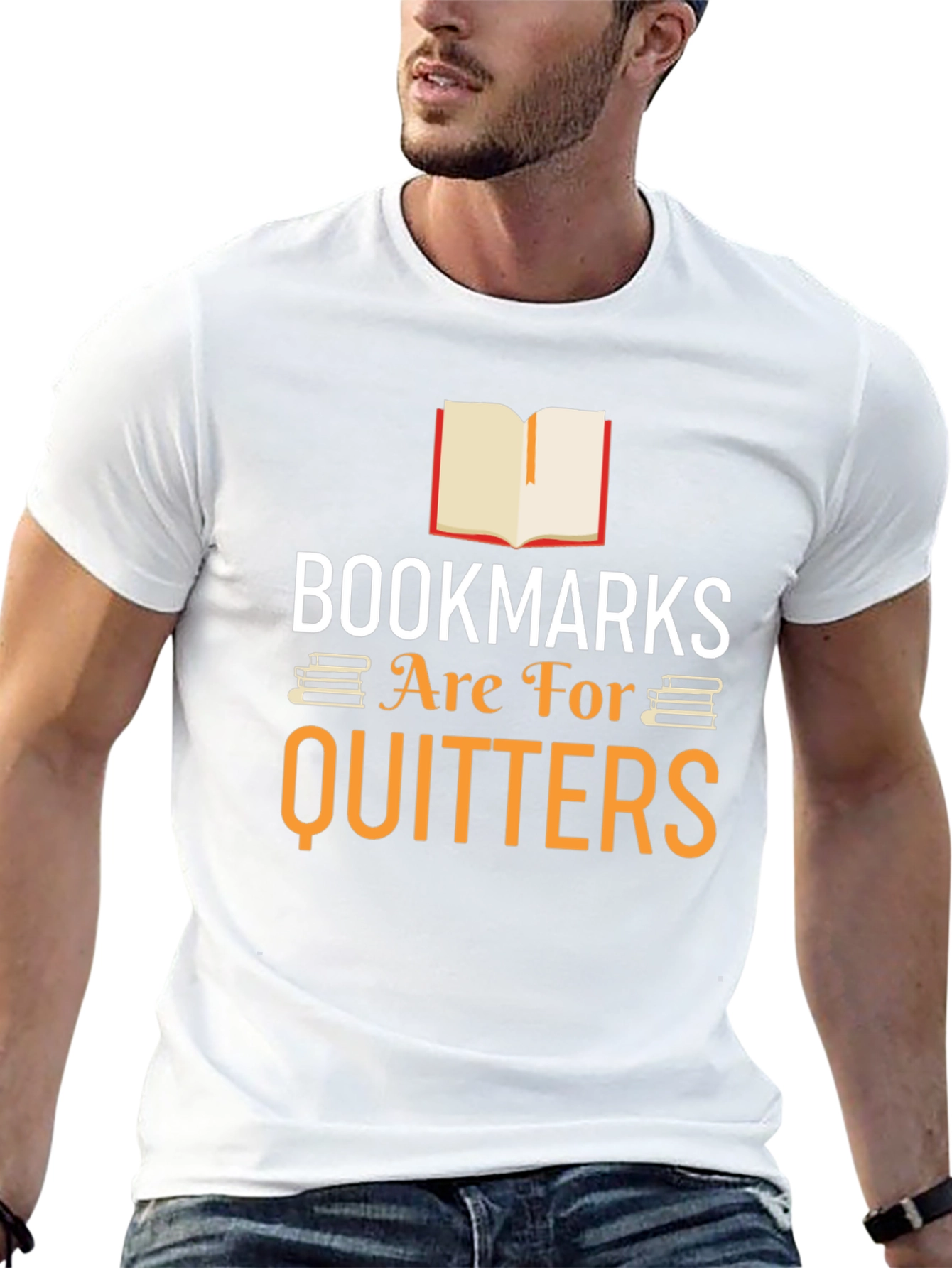 Bookmarks Are For Quitters Graphic Tee