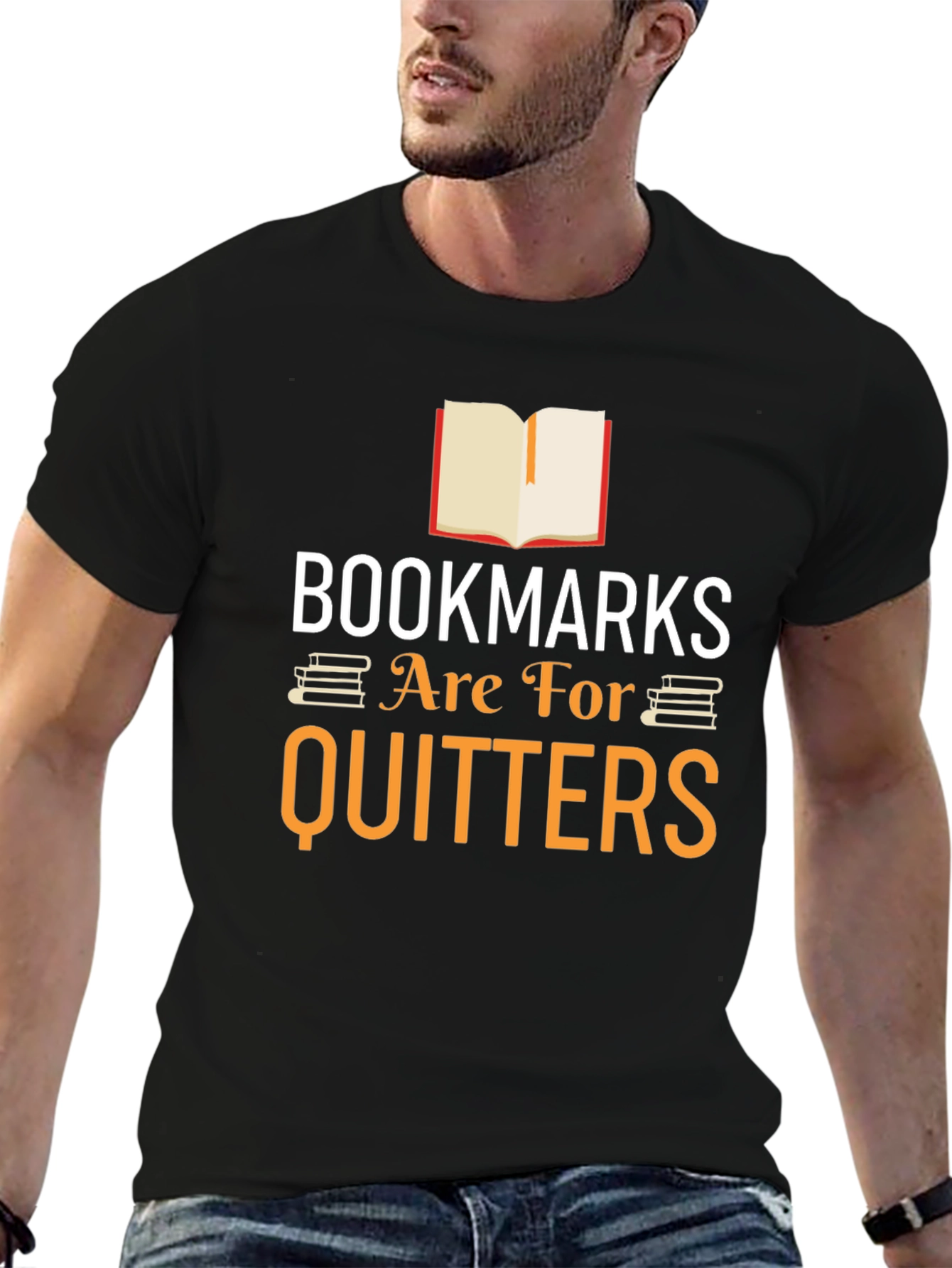 Bookmarks Are For Quitters Graphic Tee