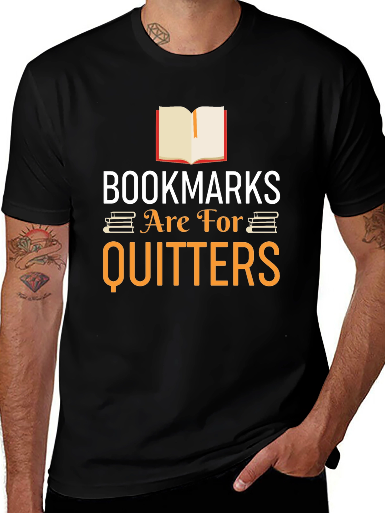 Bookmarks Are For Quitters Graphic Tee