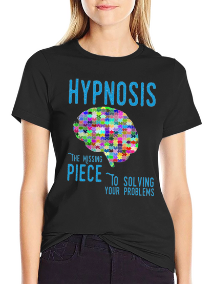 Hypnosis Brain Puzzle T-Shirt: Solve Your Problems