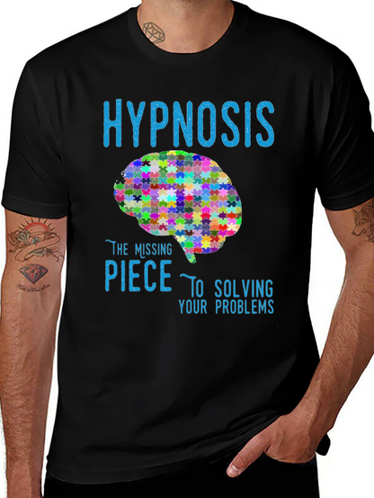 Hypnosis Brain Puzzle T-Shirt: Solve Your Problems