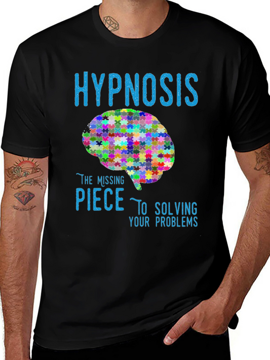 Hypnosis Brain Puzzle T-Shirt: Solve Your Problems