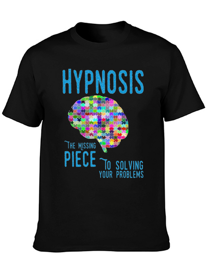 Hypnosis Brain Puzzle T-Shirt: Solve Your Problems