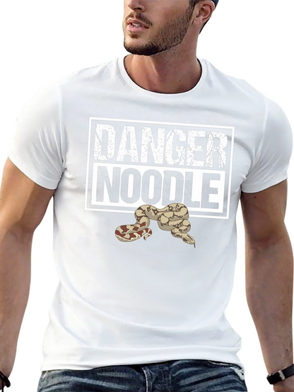 Danger Noodle Snake T-Shirt - Funny Reptile Tee