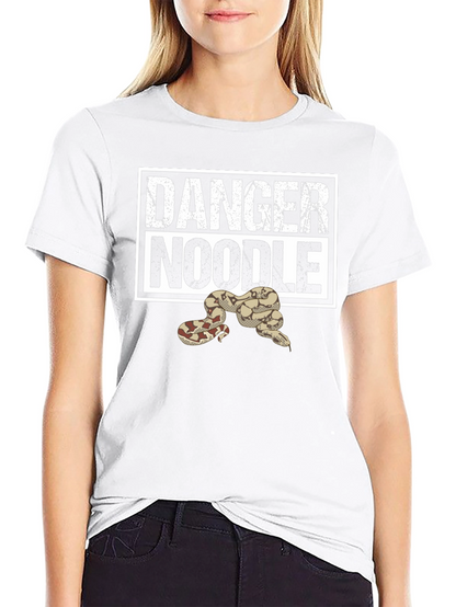Danger Noodle Snake T-Shirt - Funny Reptile Tee