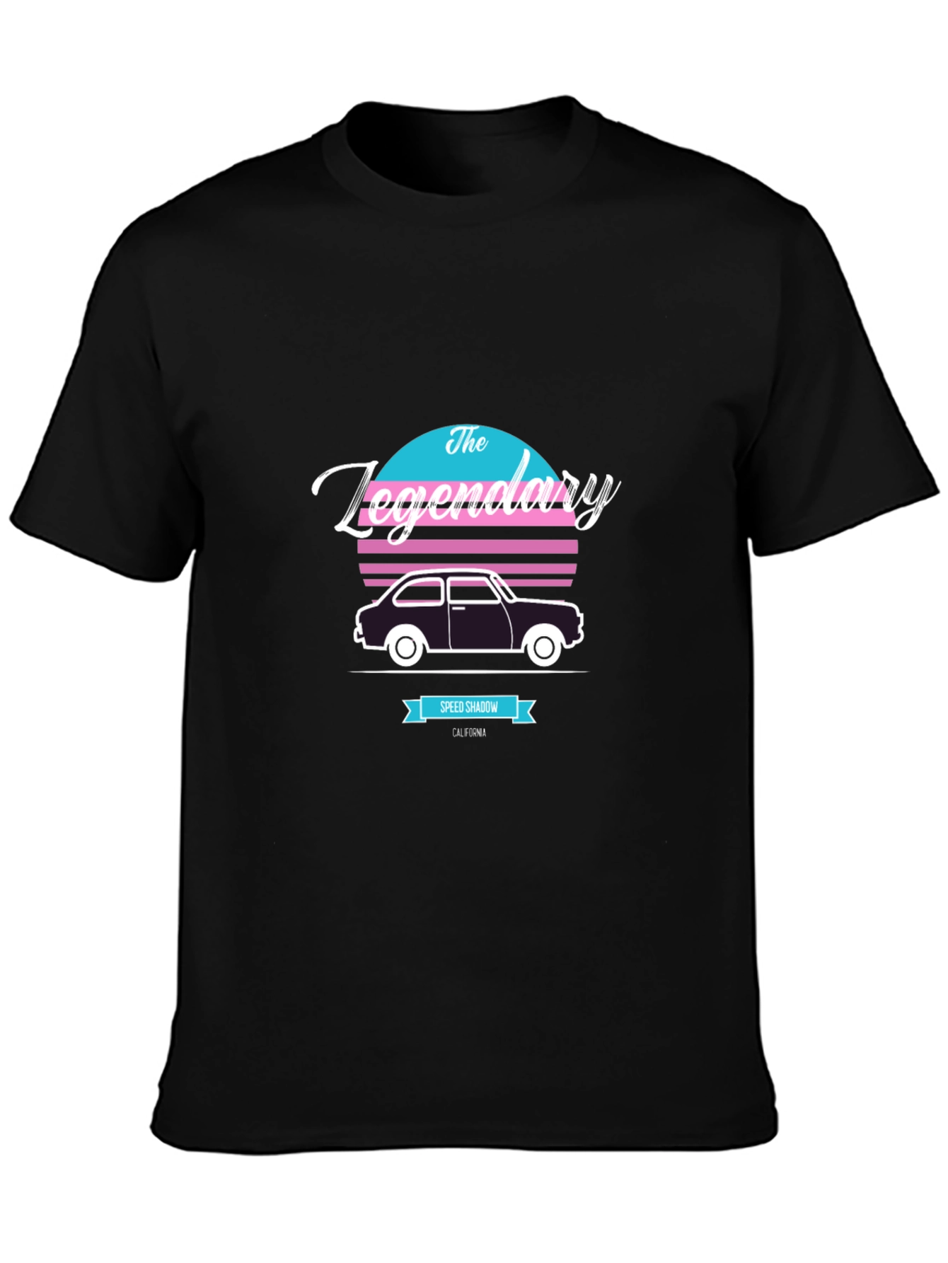 The Legendary Speed Shadow Retro Car T-Shirt