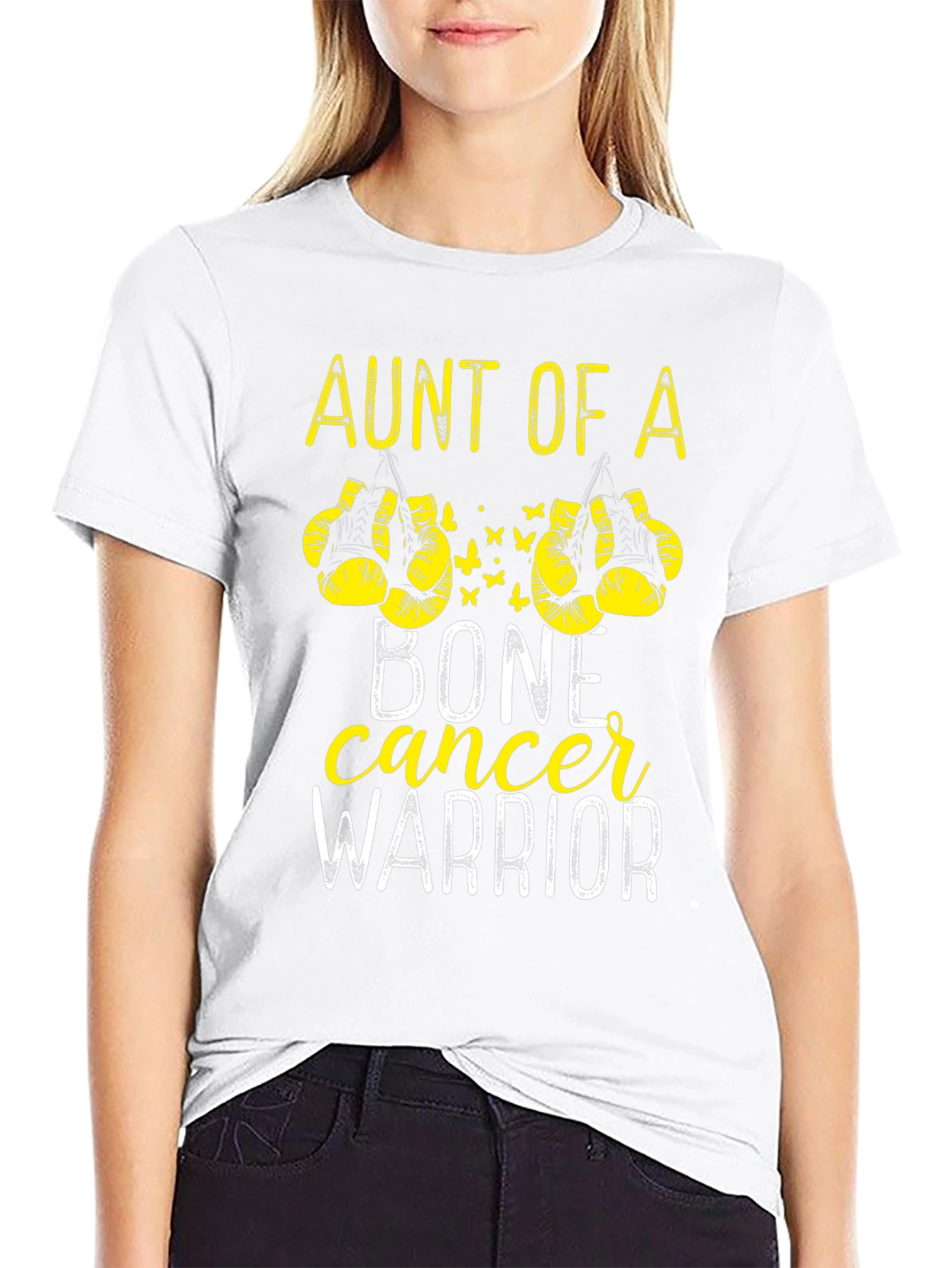 Aunt of a Bone Cancer Warrior T-Shirt