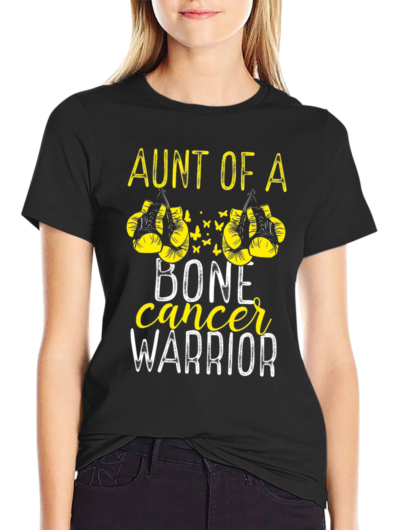 Aunt of a Bone Cancer Warrior T-Shirt