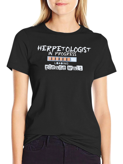Herpetologist in Progress Graphic T-Shirt