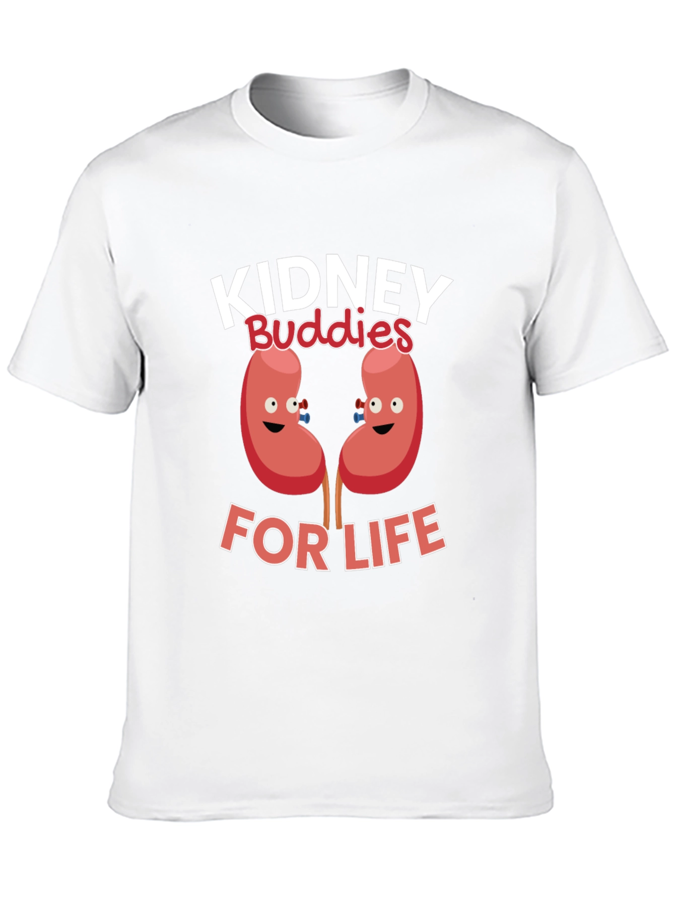 Kidney Buddies For Life Black T-Shirt